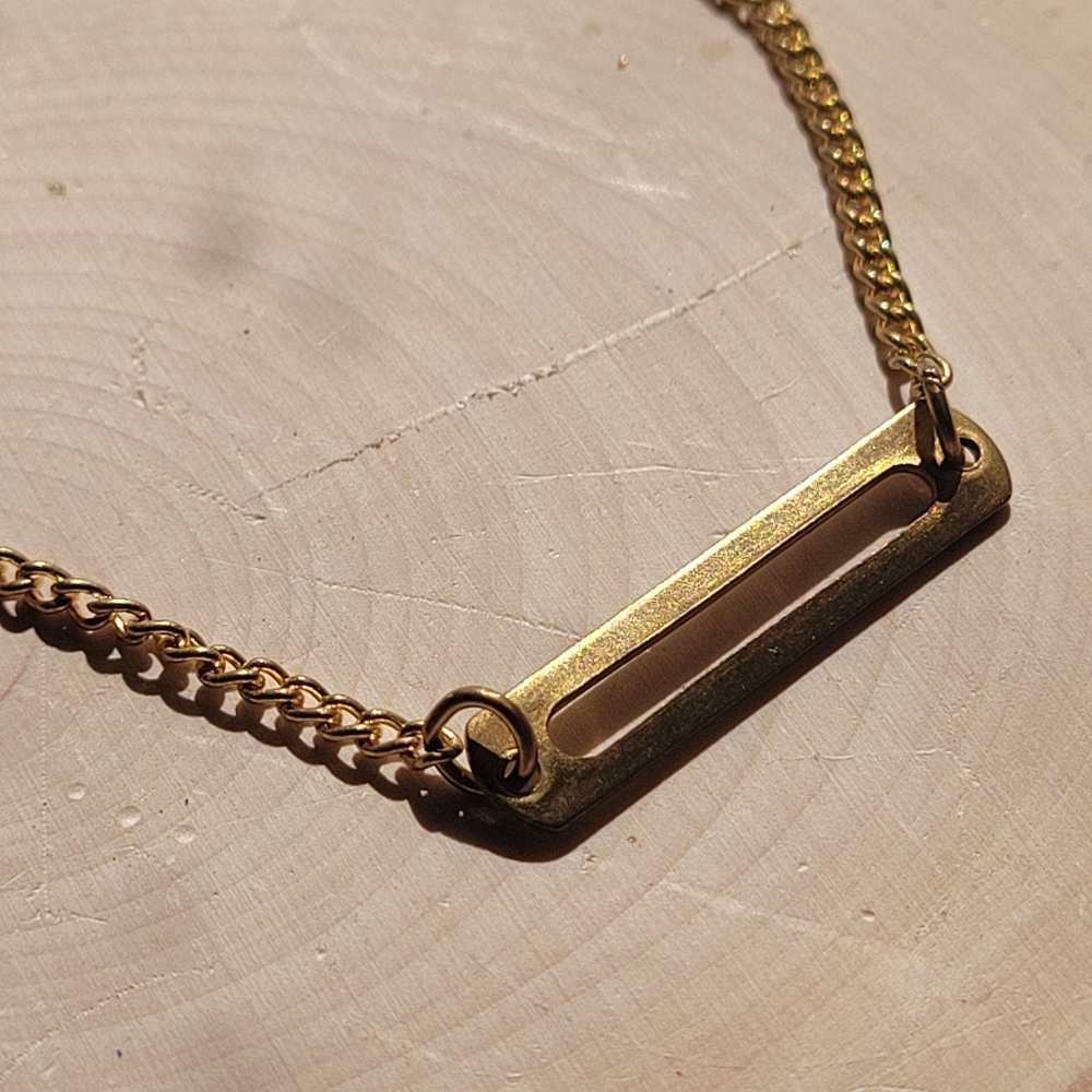Bronze Choker Necklace
